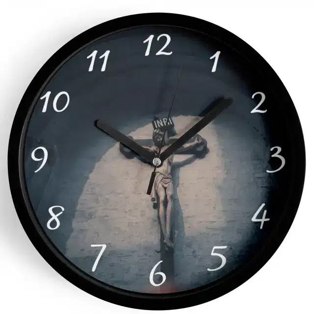 Analog Wall Clock, Multicolor, 7 inches