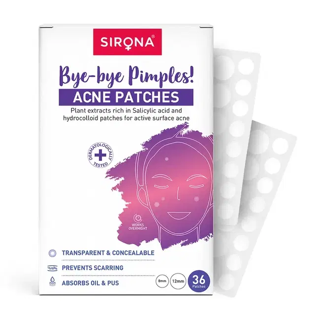 Sirona Acne Pimple Patch For Face 36 Patches