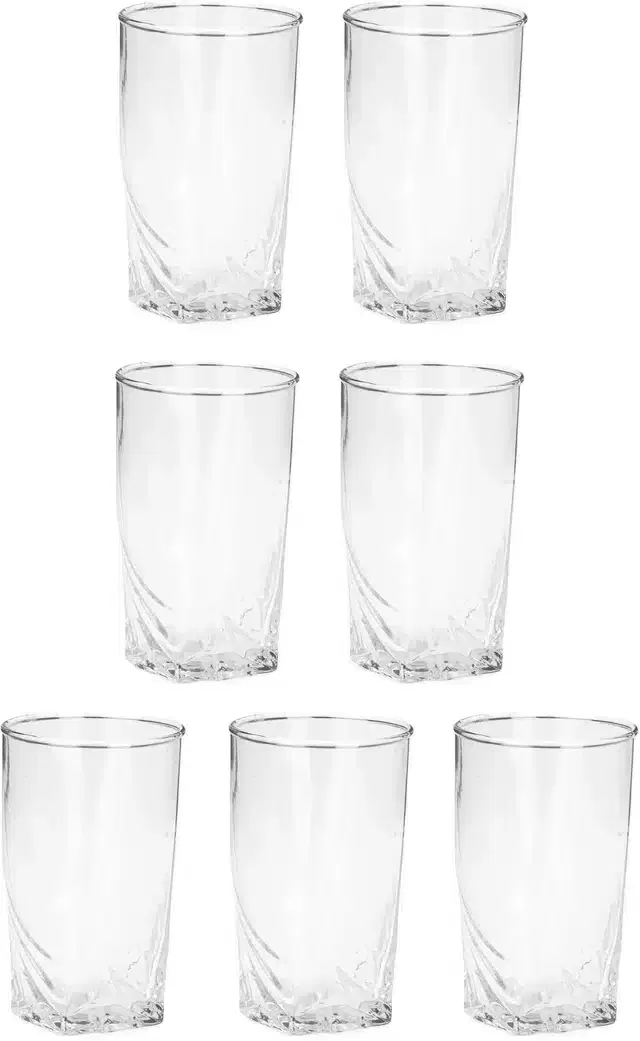 Liquor cum Cocktail Glasses, Transparent, 300 ml, Pack of 7