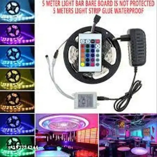 Remote Control LED Strip Lights, Multicolor, 4 m