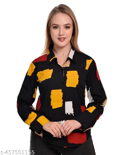 Printed Trousers for Women (Black, XS)