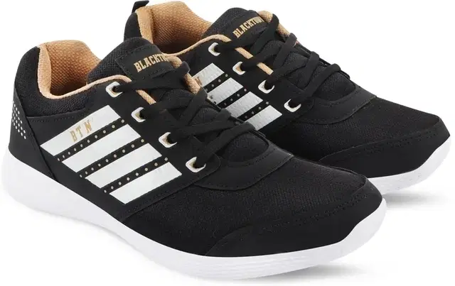 Blacktown Sports Shoes for Men, Black & Gold (7)