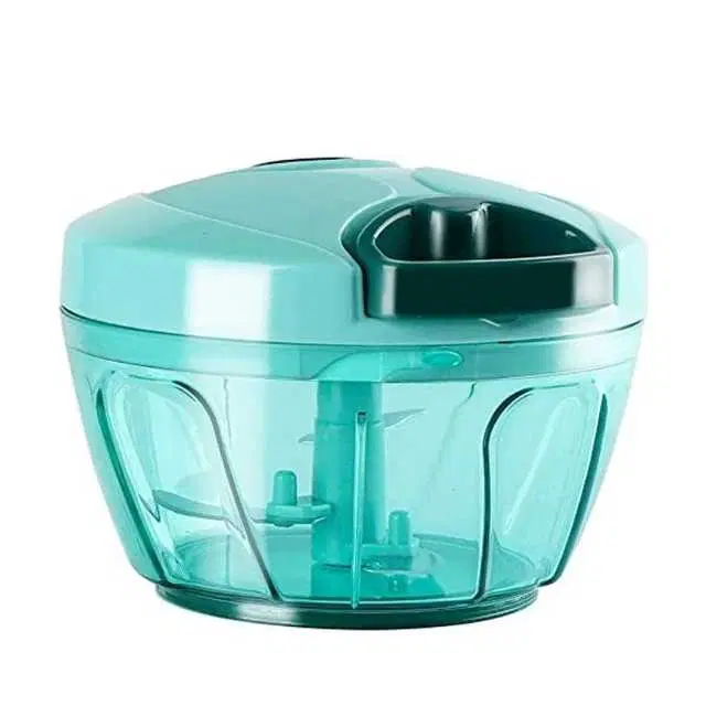 MN Enterprises Dori Plastic Chopper Vegetable And Fruit Cutter With 3 Stainless Still Bled And With Whisker Blade, Assorted, MN_19