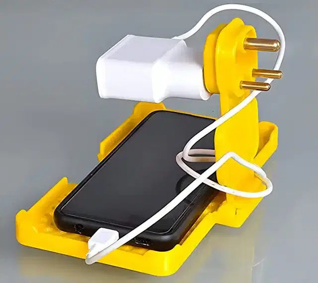 Plastic Wall Mounted Charging Mobile Holder, Assorted