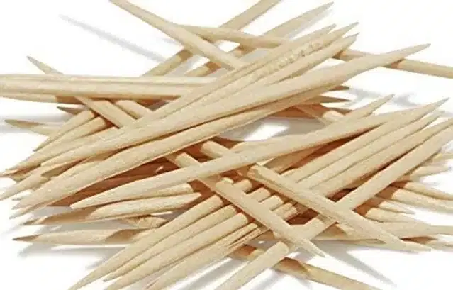 Wooden Toothpicks, Multicolor, Pack of 200