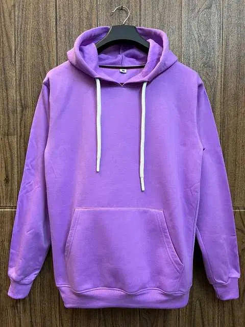 Soft Unisex Hoodies (Purple, M) (PS-13)