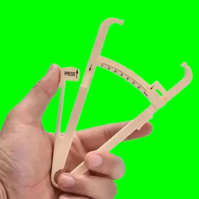 Lightweight Eco-Friendly Body Fat Measuring Caliper, Multicolor, Pack of 1