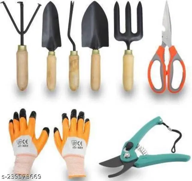 Gardening Tools Set, Multicolor, Set of 8