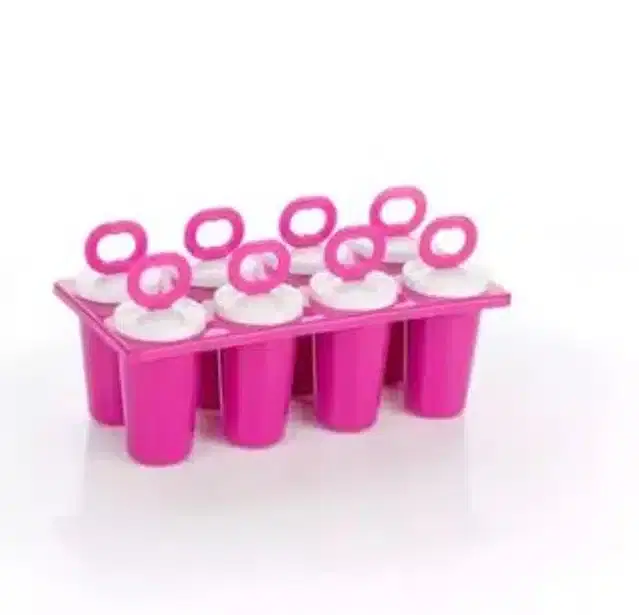 Manual Ice Cream Maker Mould Set, Pink, Set of 1, 100 ml
