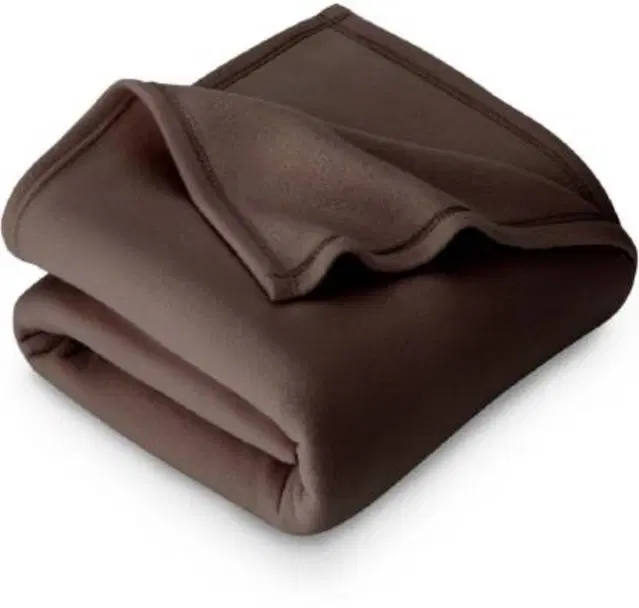 Fleece Blanket, Brown, 60x90 Inches