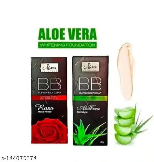Nexa Aloevera with Rose BB Cream, 40 g, Pack of 2