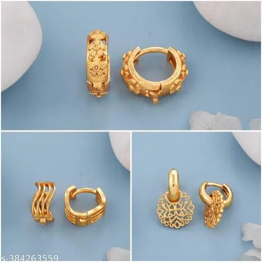 Earrings Combo,Gold-Plated Earrings For Women Girls