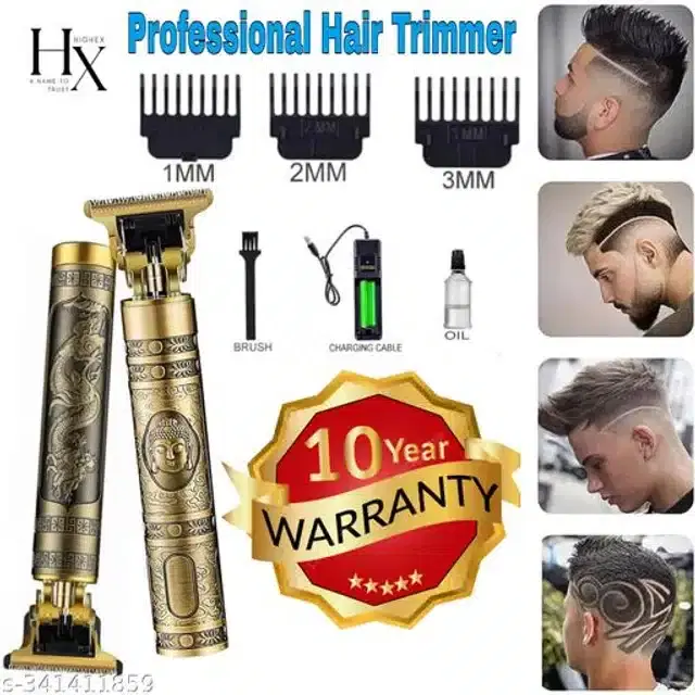 Buddha Style Trimmer for Men, Golden