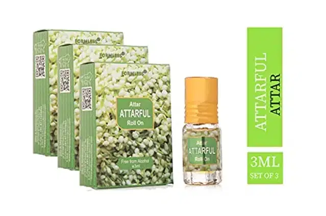 Formless Attarful Roll On Attar, Pack of 3, 3 ml