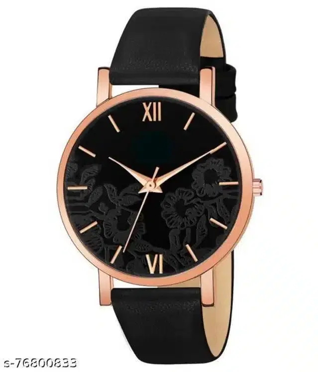 Analog Watch for Women (Black)