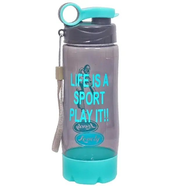 Plastic Water Bottles, Assorted, 500 ml, Pack of 1