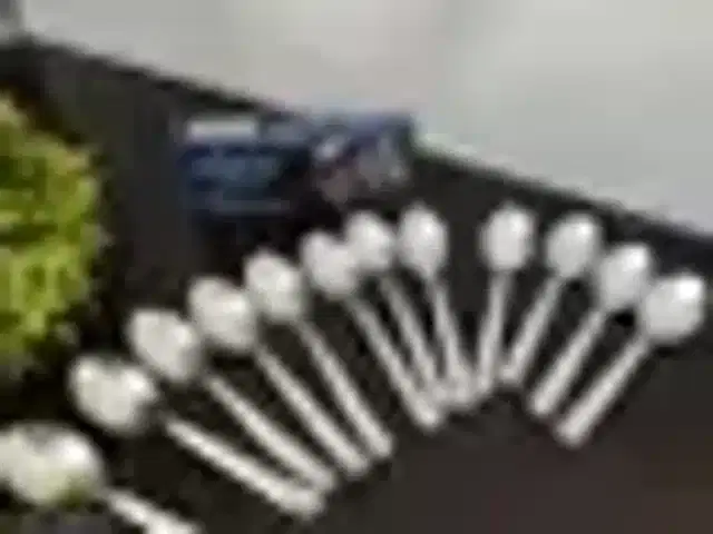 Stainless Steel Spoon for Kitchen, Silver, Pack of 20