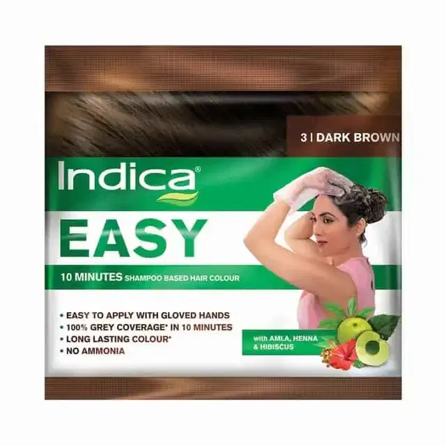 Indica Easy Hair Color Dark Brown, 25 ml