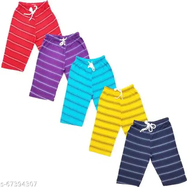 Cotton Shorts for Boys, Pack of 5 (Multicolor, 2-3 Years)