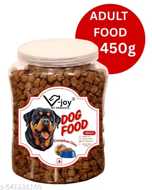 High Protein Dry Adult Food, Chicken and Rice Formula ,450g , (Pack Of 1)