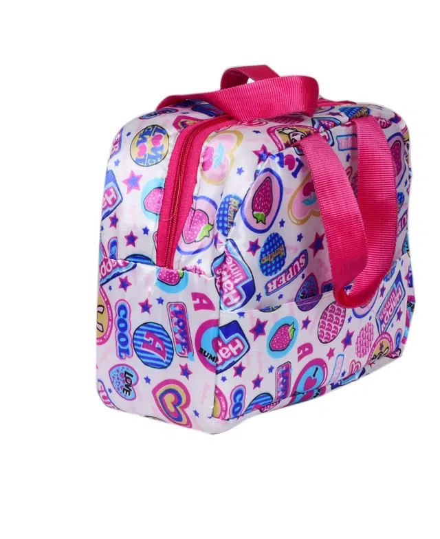 Canvas Lunch Box Bags, Pink