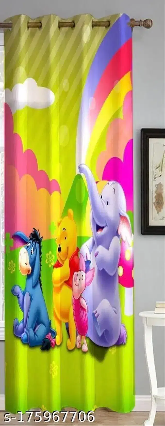 Curtains for Door, Multicolor, 5 Feet