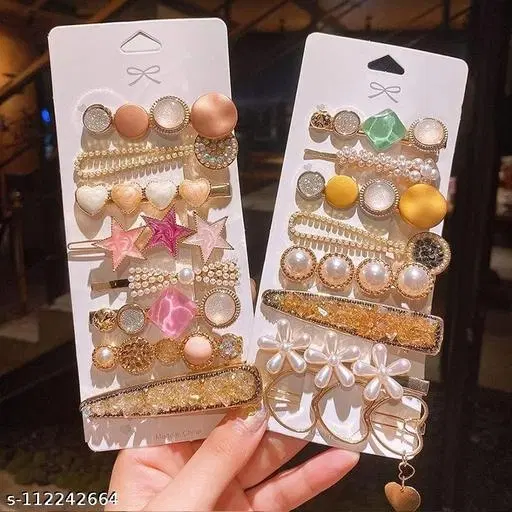 Hair Pins for Women (Multicolor, Pack of 3)