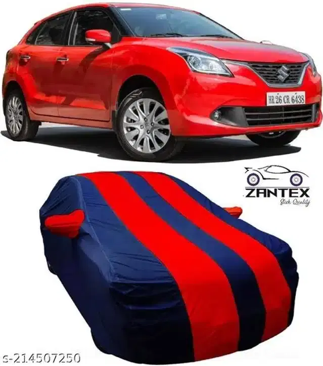 Taffeta Waterproof Car Cover for Maruti Suzuki Baleno, Multicolor