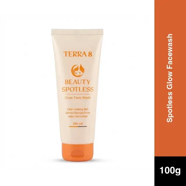 Terra 8 Beauty Spotless Glow Facewash 100ml (Tube)