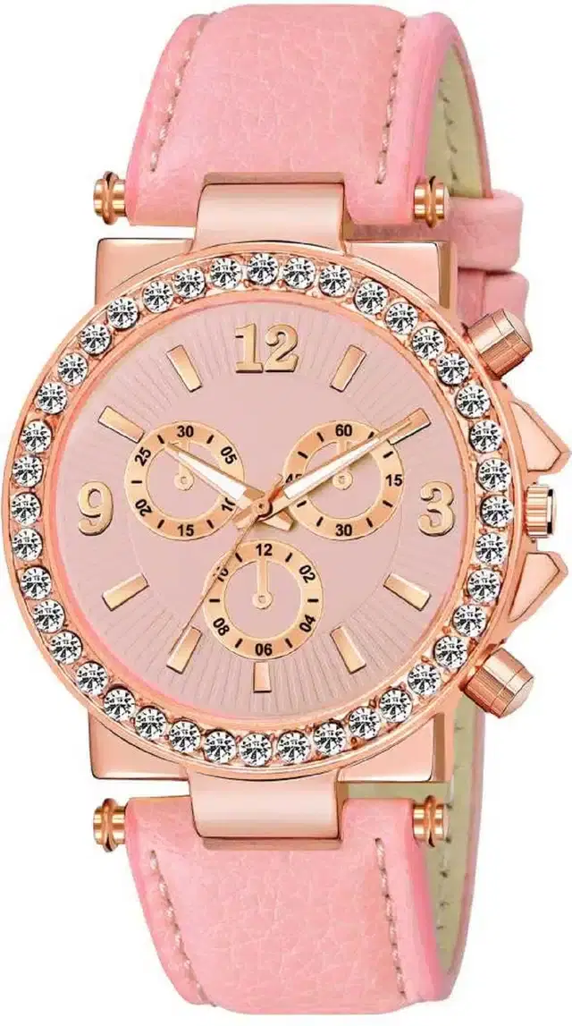 Analog Watches for Women (Pink)