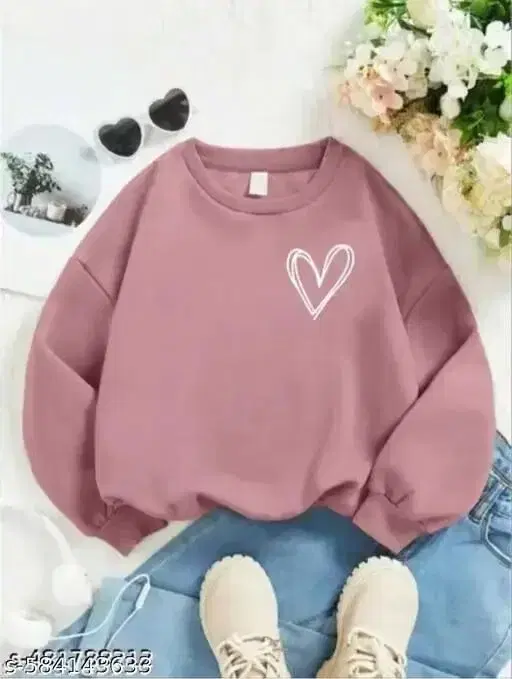 Fleece Hoodie for Women (Rust, M)