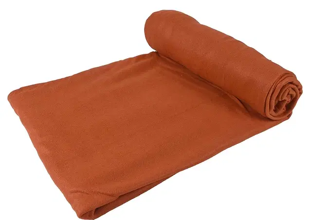 Fleece Blanket, Orange, 60x90 Inches