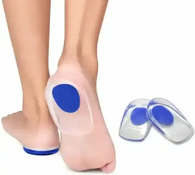 K Kudos Silicon Gel Heel Cushion Insoles Soles Relieve Foot Pain Protectors Support Shoe Pad High Heel Inserts Silicon