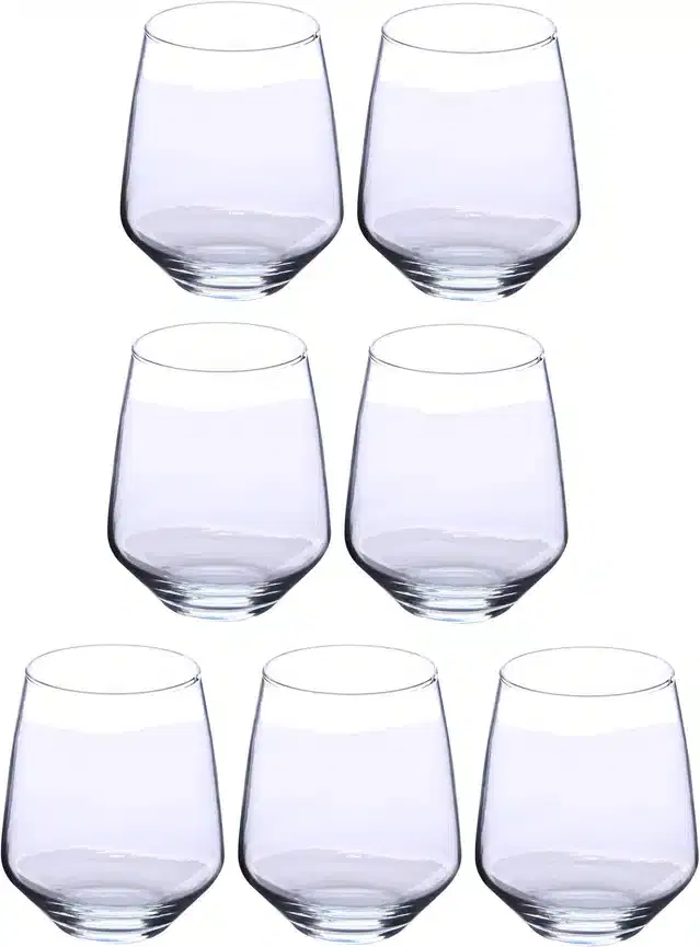 Liquor cum Cocktail Glasses, Transparent, 350 ml, Pack of 7