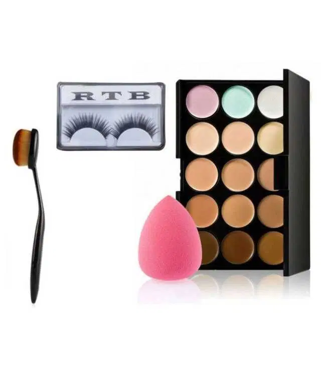 Lenon 15 Colour Contour Brush Eyelash for Face, 4 g, S-82