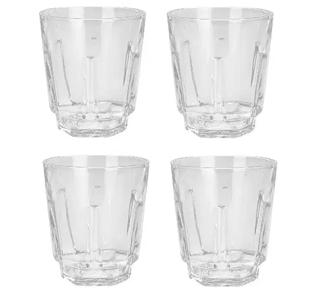 Liquor cum Cocktail Glasses, Transparent, 200 ml, Pack of 4