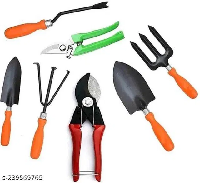 Gardening Tools Set, Multicolor, Set of 7