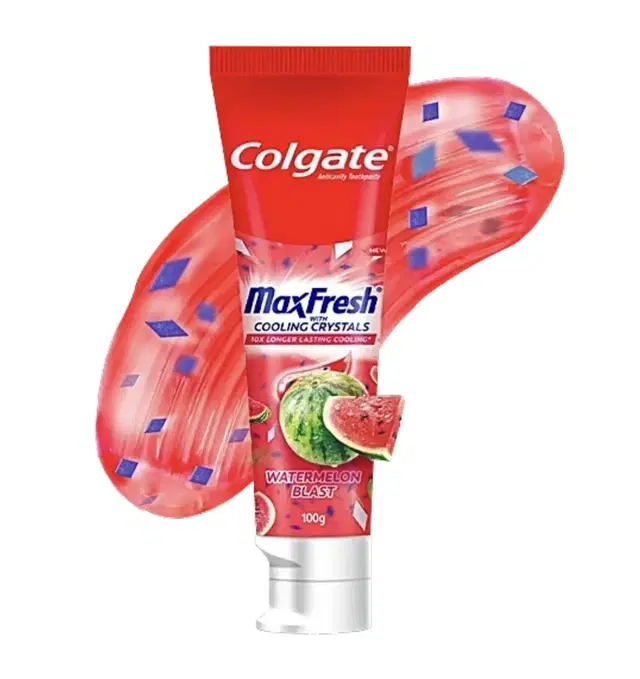 Colgate Maxfresh Watermelon Blast Toothpaste With Cooling Crystals 100 g