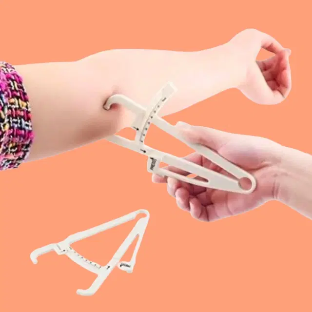 Lightweight Eco-Friendly Body Fat Measuring Caliper, Multicolor, Pack of 1