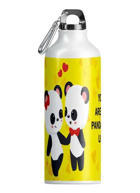 Printed Aluminium Cartoon Sipper Water Bottle for Kids, Multicolor, 600 ml, GT-464