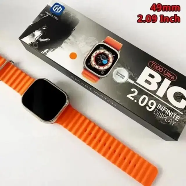 Silicone T800 Ultra Smartwatch, Orange