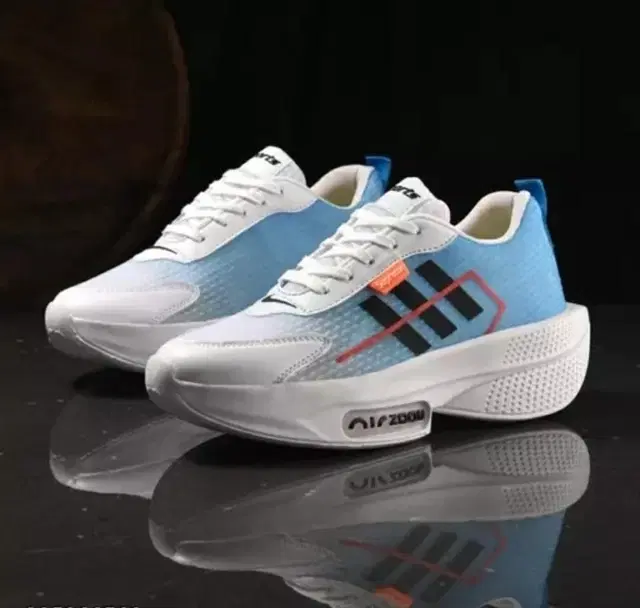 Sports Shoes for Men, White & Blue (7)