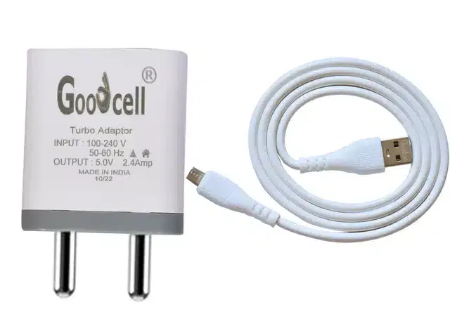 Mobile Adapter with USB Cable, White, 12 W