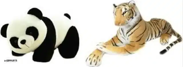 Stuffed Toys for Kids, Multicolor, Set of 2