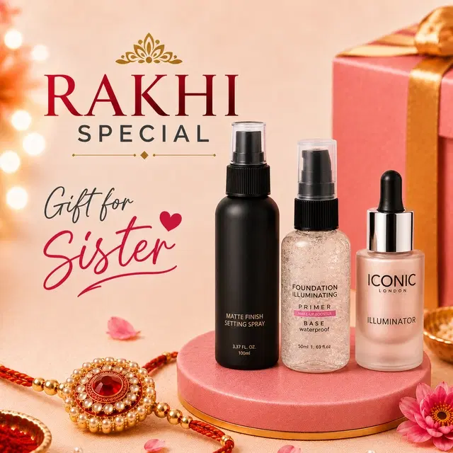 Makeup Fixer Combo Pack of 3 | Gift for Sister | Rakhi Special