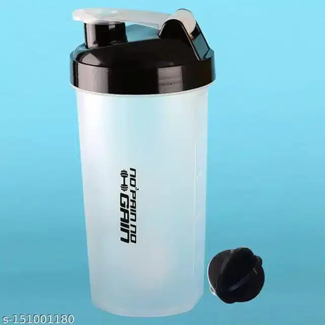 Protein Gym Shaker for Men & Women, White, 700 ml