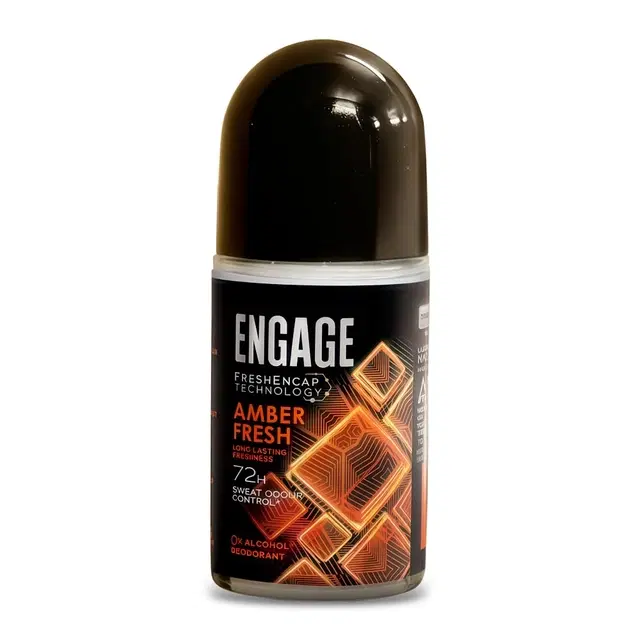 Engage Amber Fresh Underarm Roll On Deo For Men 50 ml