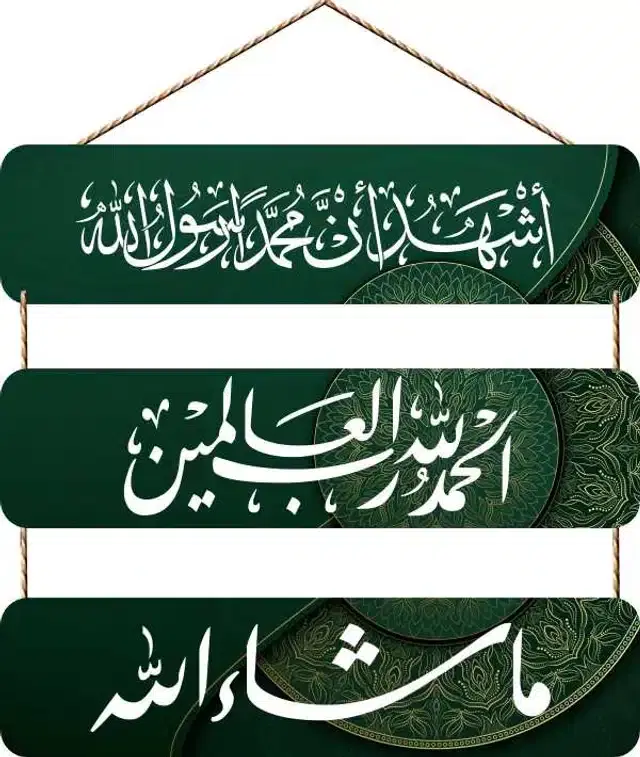 Wooden Wall Hangers for Office and Living Room, Multicolor