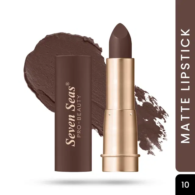 Seven Seas Lipstick for Women, Dark Cocoa (3.5g)