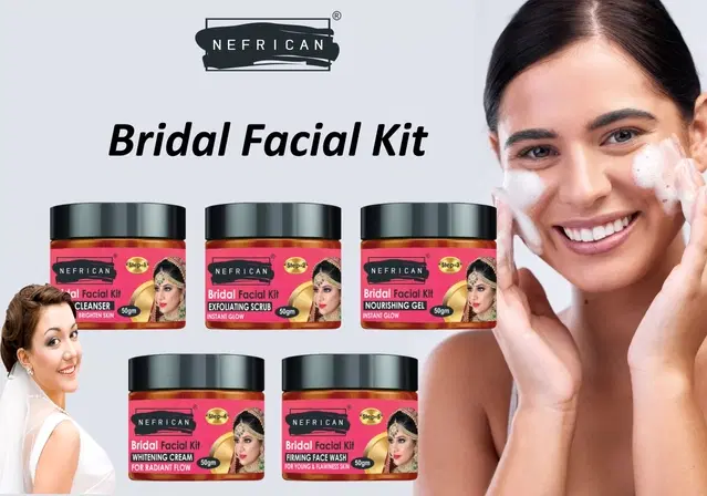Bridal Skin Whitening Facial Kits, 50 g, Set of 5